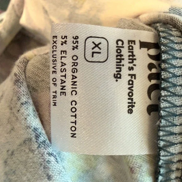 Pact Women's Striped/Floral Criss Cross Back Dress Size XL - Picture 4 of 4